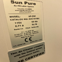 Sun-Pure SP-20C Air Filtration System image 2